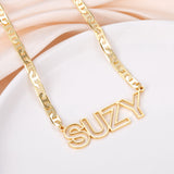 Hollow Name Necklace Personalized Outline Cut Out Pendant