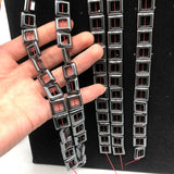 Hematite Stone Beads Square Shape Loose for Jewelry Making DIY