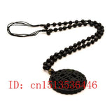 Green Chinese Jade Pendant Necklace for Women