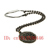 Dragon Jade Pendant Green Necklace Charm Amulet