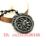 Dragon Jade Pendant Green Necklace Charm Amulet