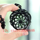 Dragon Jade Pendant Green Necklace Charm Amulet
