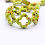 Ceramic Leaves Beads Jewelry Making DIY Necklace Bracelet 20mm