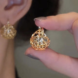 Custom Plated 14k Earrings for Women Lightweight All-match Jewelry