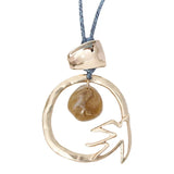 Resin Pendant Necklace Unique Shape Jewelry