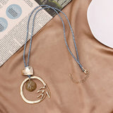 Resin Pendant Necklace Unique Shape Jewelry