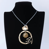 Resin Pendant Necklace Unique Shape Jewelry