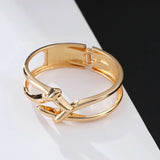 Geometric Lines Punk Bracelet for Women