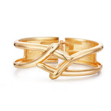 Geometric Lines Punk Bracelet for Women