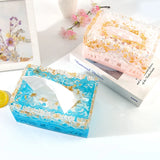 Hollow Pattern Tissue Box Epoxy Resin Mold DIY Crafts Home Decor