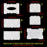 Hollow Pattern Tissue Box Epoxy Resin Mold DIY Crafts Home Decor