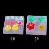 Flower Leave Shape Resin Earring Molds DIY Craft