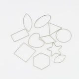 Stainless Steel Bezel Frame Charms for Jewelry Making