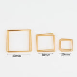 Stainless Steel Bezel Frame Charms for Jewelry Making