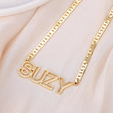 Custom Stainless Steel Necklace Personalized Nameplate Chain Jewelry