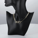 Custom Stainless Steel Necklace Personalized Nameplate Chain Jewelry
