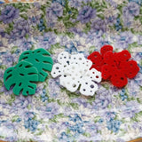 Resin Flower & Leaf Pendant Earrings DIY Materials