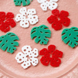 Resin Flower & Leaf Pendant Earrings DIY Materials
