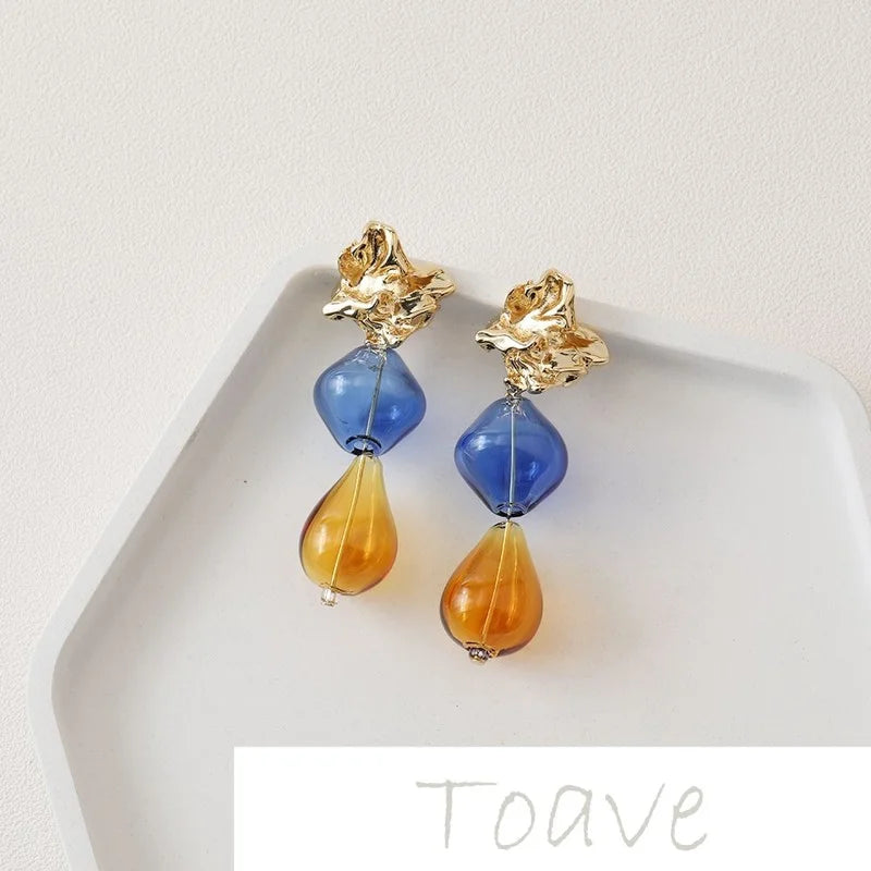 Hand-made Colorful Glass Beads DIY Jewelry Set