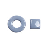 Hollow Acrylic Patch for DIY Hair Accessories, Square Ring
