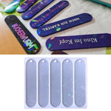 Holographic Bookmark Resin Mold Crystal Light Shadow Epoxy Silicone Pendant DIY