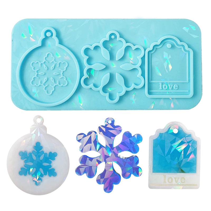 Christmas Silicone Mold DIY Crystal Resin Mold