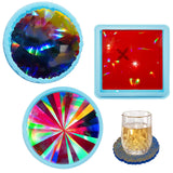 Christmas Resin Molds Silicone DIY Ornament Pendant Mold Coaster Epoxy Mould
