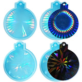 Christmas Resin Molds Silicone DIY Ornament Pendant Mold Coaster Epoxy Mould