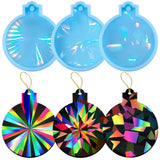 Christmas Resin Molds Silicone DIY Ornament Pendant Mold Coaster Epoxy Mould
