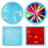 Christmas Resin Molds Silicone DIY Ornament Pendant Mold Coaster Epoxy Mould