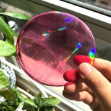 Holographic Coaster Epoxy Resin Mold Laser Silicone Mold