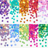 Heart Shape Holographic Glitter Resin Filling for DIY Jewelry Nail Art