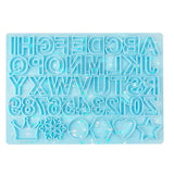Holographic Laser Alphabet Silicone Mold for DIY Crystal Epoxy Resin