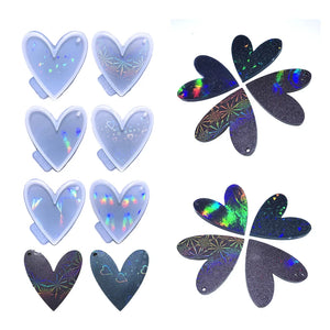 Heart-shaped Resin Mold Jewelry Making Supplies