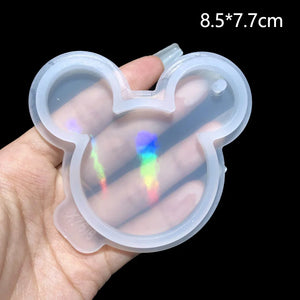 Cartoon Mouse Keychain Pendant Silicone Mould