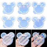 Cartoon Mouse Keychain Pendant Silicone Mould