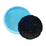 Holographic Light Shadow Coaster Crystal Epoxy Resin Mold