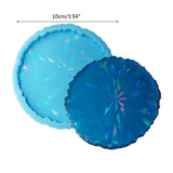 Holographic Light Shadow Coaster Crystal Epoxy Resin Mold