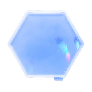 Holo Light Shadow Coaster Silicone Mold, Geode Epoxy Resin DIY Cup Mat