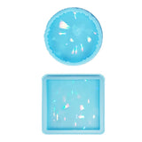 DIY Holographic Light Shadow Cup Pad Mat Coaster Silicone Mould