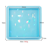 DIY Holographic Light Shadow Cup Pad Mat Coaster Silicone Mould