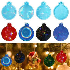 Holographic Light Shadow Silicone Molds DIY Epoxy Mold Mobile Phone Holder Mold