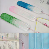 Holographic Light Shadow Bookmark Resin Mold DIY Silicone Dropship