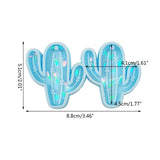 Cactus Shape Resin Earring Mold DIY Keychain Craft