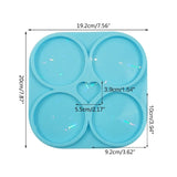 Heart Silicone Mold for DIY Crystal Epoxy Resin Crafts