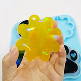 Holographic Light & Shadow Keychain Resin Mold DIY Craft Tool