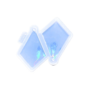 Rhombus Mold for Earring Keychain Deco