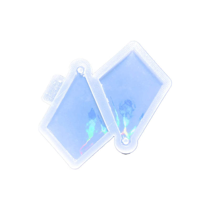 Rhombus Mold for Earring Keychain Deco
