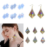 Rhombus Mold for Earring Keychain Deco