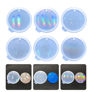 Christmas Ball Crystal Epoxy Resin Mold Keychain Pendant Jewelry Silicone Mold